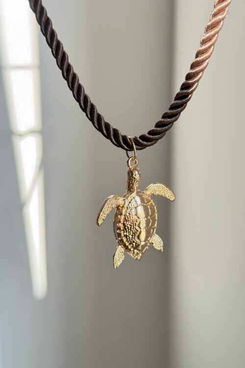 Çelik Uçlu Hasır İpli Kolye BCYJ-251049