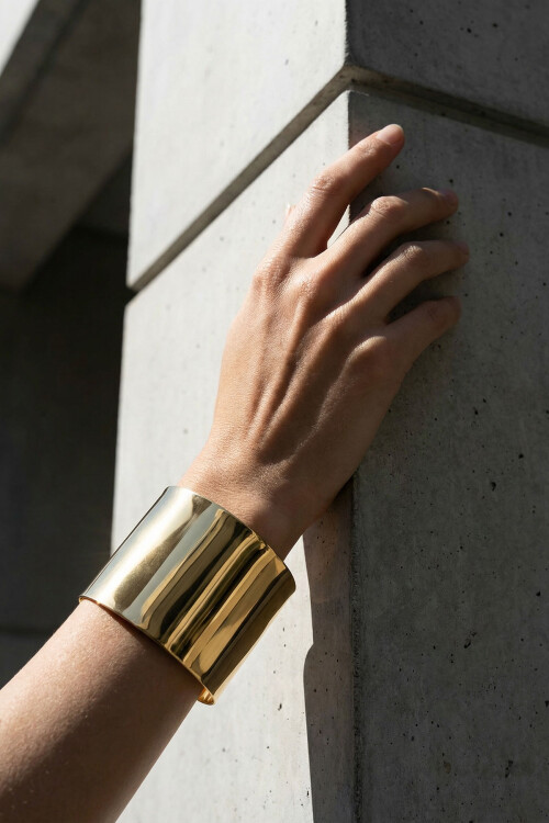 Kalın Kelepçe Bilezik Ayarlanabilir Unisex BCYJ-251040