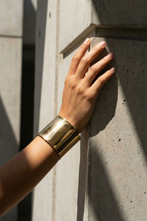 Kalın Kelepçe Bilezik Ayarlanabilir Unisex BCYJ-251040