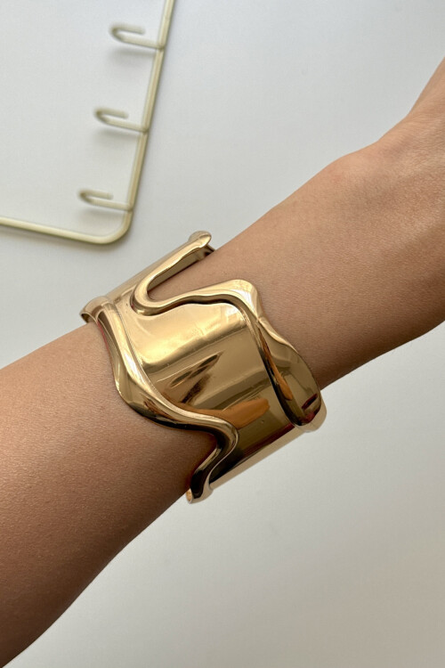 Kalın Kelepçe Bilezik Ayarlanabilir Unisex BCYJ-251040