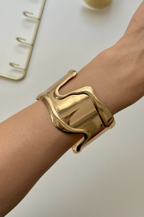 Kalın Kelepçe Bilezik Ayarlanabilir Unisex BCYJ-251040