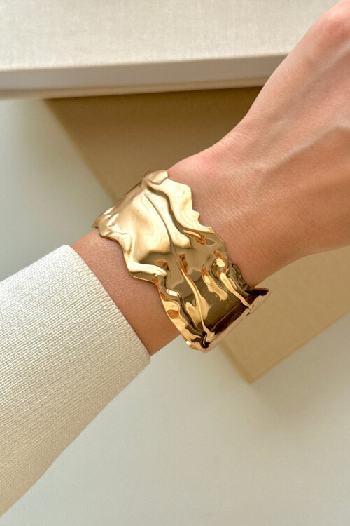 Kalın Kelepçe Bilezik Ayarlanabilir Unisex BCYJ-251040