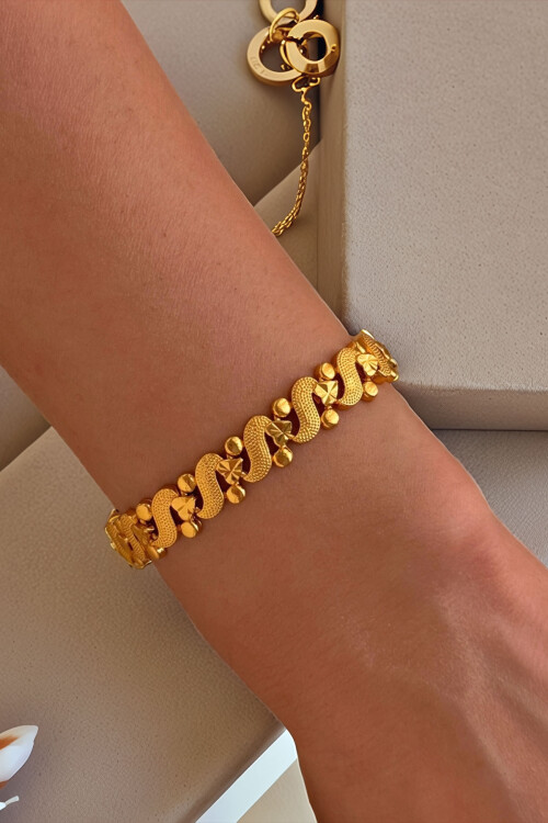 Kuyumcu Model Gold Kadın Bileklik BCYJ-251009