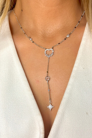 316L Çelik Y Kolye Kadın Kolye BCYJ-251018