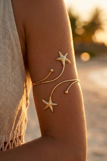 Arm Cuff Çelik Helen Helenistik Pazu Kol Kelepçesi Gold Ayarlanabilir Kelepçe BCYJ-251047