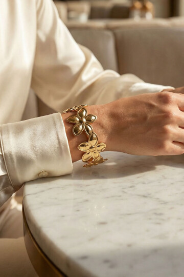 Çelik Kalın Kelepçe Bilezik Ayarlanabilir Kadın Erkek Unisex BCYJ-251038