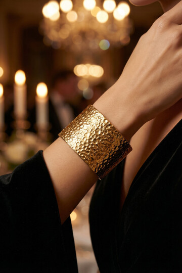 Çelik Kalın Kelepçe Bilezik Kadın Erkek Unisex Bileklik BCYJ-251039