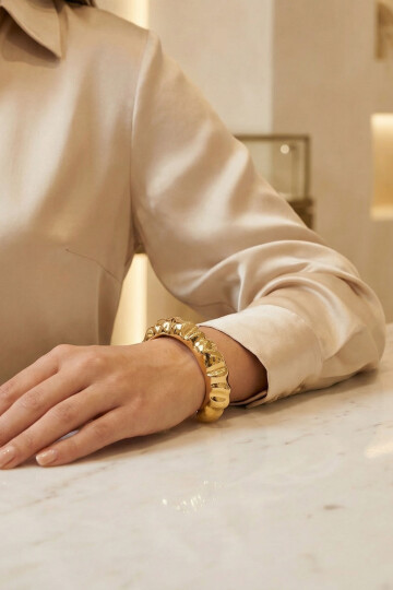 Çelik Kalın Kelepçe Bilezik Kadın Erkek Unisex Bileklik BCYJ-251039