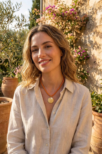 Çelik Uçlu Hasır İpli Kolye BCYJ-251049