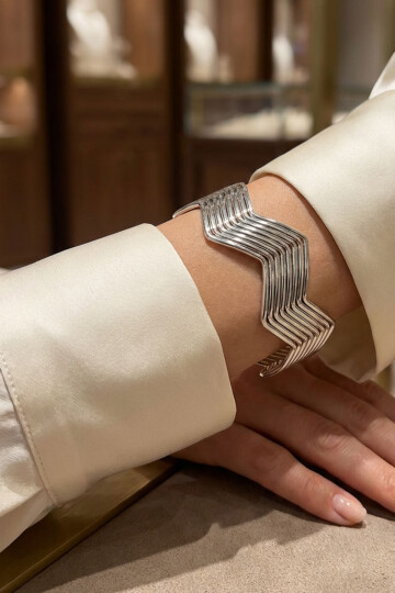 Kalın Kelepçe Bilezik Ayarlanabilir Bileklik Unisex Gold Kadın Kelepçe BCYJ-251041