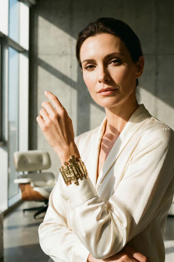 Kalın Kelepçe Bilezik Ayarlanabilir Unisex BCYJ-251040