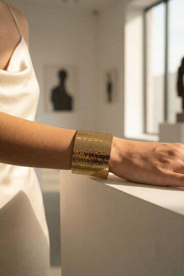 Kalın Kelepçe Bilezik Ayarlanabilir Unisex BCYJ-251040