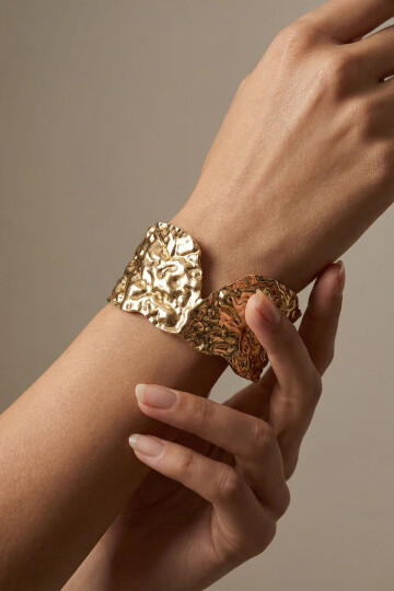 Kalın Kelepçe Bilezik Ayarlanabilir Unisex BCYJ-251040