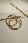 Gold Halka Küpe