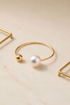Gold İnci Detaylı Minimalist Bileklik