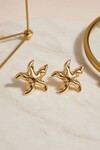 Gold Yıldız Küpe