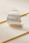 Silver Dövme Dokulu Geniş Küpe