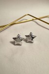 Silver Mini Yıldız Küpe