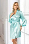 Mint Yeşili Saten Bride Sabahlık BCAN-255908FA