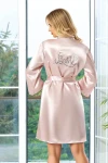 Pembe Saten Bride Sabahlık BCAN-255905FA