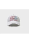 Beyaz Yıkamalı Nakışlı Kep BCNSV-2514544