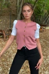 Gül Kurusu Rahat Kalıp Yelek BCBSK-25700-3674