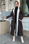 Kahve Beli Bağlamalı Uzun Kaban BCBSK-25700-3692