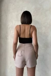 Bej Fırfırlı Şort Etek BCHN-2525683