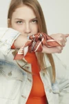 Kiremit Etro Desenli Bandana Fular BCNSV-2512353