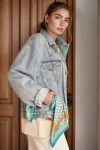 Kiremit Geometrik Desenli Bandana Fular BCNSV-2513944