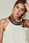 Lacivert Etro Desenli Bandana Fular BCNSV-2512353-1