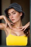 Lacivert Siperi Püsküllü Bucket Şapka BCNSV-2514292
