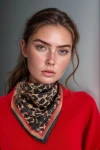 Leopar Leopar Desenli Bandana Fular BCNSV-2513485