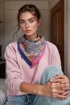 Mavi Etnik Desenli Bandana Fular BCNSV-2512397