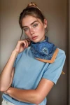 Renkli Etro Desenli Bandana Fular BCNSV-2512438