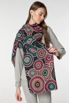Siyah Halka Desenli Şal BCNSV-2515057
