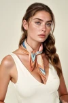 Turuncu Piliseli Bandana Fular BCNSV-2512398-1
