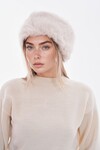 Bej Peluş Bandana  BCNSV-25WT1017