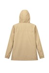 Bej Kapüşonlu Fermuarlı Çift Cepli Yağmurluk Ceket BCHNV-261269