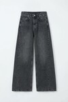 Kar Yıkama Yüksek Bel 5 Cepli Baggy Jean KT-0088