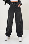 Siyah Yüksek Bel Baggy Balloon Jean BCHNW-251172